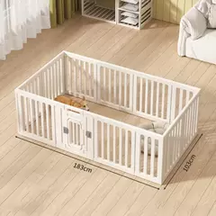 Cerca dobrável para casa de cachorro, guarda-corpo para animais de estimação, combinação de gaiola para cães pequenos e médios, suprimentos para cerca de isolamento interno - comprar online