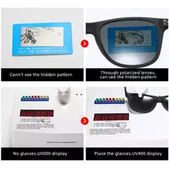 Óculos de sol quadrados clássicos polarizados para homens e mulheres, óculos de sol preto retrô antireflexo, moda masculina e feminina, verão na internet