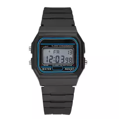 Relógios digitais LED masculinos, Relógios de pulso militares, Pulseira de silicone vintage, Relógio eletrônico, Moda esportiva - Wolf Magazine