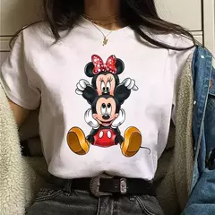 Moda mickey minnie mouse disney camiseta roupas femininas verão manga curta topos casuais camiseta kawaii - Wolf Magazine