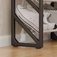 Imagem do Criativo Home Shoe Cabinet, 3 Camada De Armazenamento Rack, Montagem Porta Do Quarto, Caixa De Sapato, Classificação E Armazenamento Rack, Produtos Domésticos