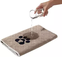Imagem do Toalha para animais de estimação microfibra super rápida secagem alta absorvente toalha de limpeza para cães gato roupão aliciamento suprimentos