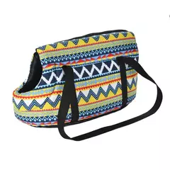 Windproof Soft Print Slings Pet Carrier Bag, cães e gatos médios pequenos, Viagem ao ar livre, Chihuahua, Teddy Suprimentos, Moda