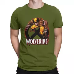 Camisetas Marvel Super Hero para homens, gola redonda, manga curta, X-Man, Wolverine, Humor, presente, roupas de ideia, 100% algodão - Wolf Magazine