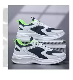 Tênis leve casual masculino, tênis de corrida respirável, tênis antiderrapante para esportes, tênis confortável, Aldrin