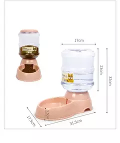Alimentadores automáticos para cães, garrafa de água de plástico, tigela para alimentação e beber, dispensador de água para cães, tigela de alimentação para animais de estimação, suprimentos para animais de estimação - comprar online