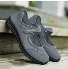 Tênis confortáveis ao ar livre para mulheres, tecido de malha respirável, sapatos femininos, calçado feminino, moda, novo, 2024 na internet
