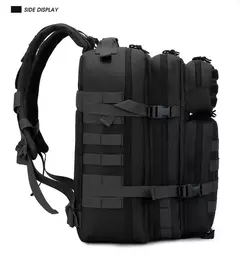 Mochila de viagem tática impermeável para homens, mochilas de grande capacidade, esportes ao ar livre, bolsas multifuncionais 50L, 35L, 25L - loja online