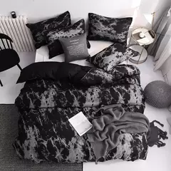 Duvet Cover com Pillow Case para Casais, Consolador Preto, Conjunto de Cama, Rainha, Rei, Full Size, Produtos de Cama, 3Pcs - comprar online