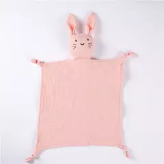 New Born Baby Musselina Cobertor de Segurança, Acalme Appease Toalha, 100% Algodão Orgânico, Gato, Coelho, Coelho, Toy Ins, Consolador, Adorável na internet