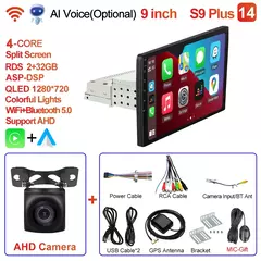 Caixi 7 ''9'' 10 ''8 núcleo android 1din multimídia carro carplay navegação universal gps 1 unidade central din rádio automático áudio estéreo dvd na internet