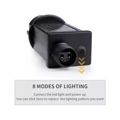 Impermeável LED Christmas Lights, Fairy Garland String Light, Jardim ao ar livre, Casa, Decoração de Festa de Ano Novo, Feriado, 50m, 100m, 24V na internet