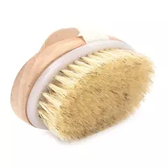 Escova natural da massagem das cerdas, pele seca quente, escova macia do banho de Spa, banho do corpo - Wolf Magazine