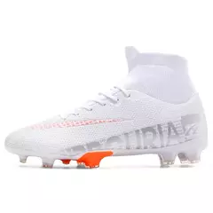 Botas de futebol de alta qualidade para crianças sapatos de tornozelo alto sapatos de futebol de grama sapatos de futebol de alta qualidade fg/tf