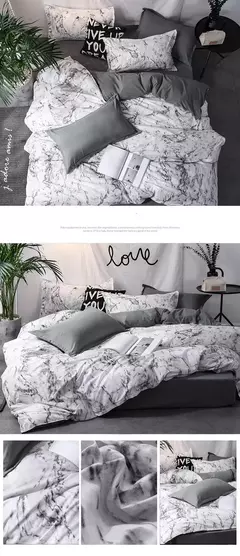 Duvet Cover Set com Pillow Case, Duplo Consolador, cama Set, Quilt Cover, Cama de solteiro, Rainha, Rei, Casal, 3pcs na internet