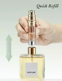 5ml mini fundo de enchimento perfume spray dispensador garrafas cosméticos reca - comprar online