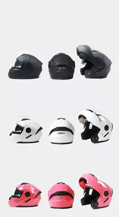 DOT Aprovado Capacete de corrida de motocicleta, lente dupla legal, cara cheia, piloto quente, modular, inverno - comprar online