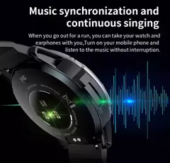 MELANDA-Smartwatch de Esportes Impermeável para Homens, Chamada Bluetooth, Rastreador De Fitness, IOS, Android NX9, IP68, 1.39 "HD - comprar online