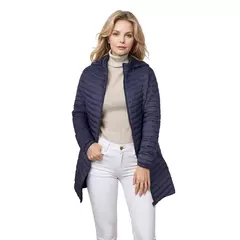 SANTELON-Casaco Longo Embalável Puffer Feminino, Capuz Destacável, Peso Leve, Quente, Solto, Outwear Sólido, Tamanho Asiático