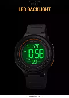 SKMEI-1841 Luxo Digital Sports Watch para homens, relógio de pulso impermeável, cronômetro, contagem regressiva, relógio militar, 1560 na internet