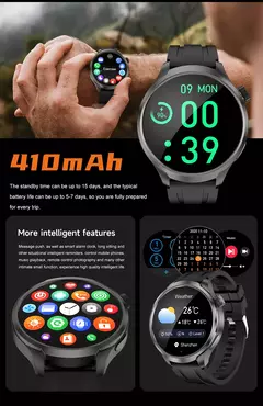 Huawei Sports Smartwatch impermeável para homens, 1.85 "tela AMOLED, bússola GPS NFC, chamada Bluetooth, novo Smartwatch, 2022 - Wolf Magazine