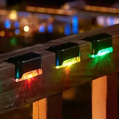 Impermeável LED Solar Stair Light, Jardim ao ar livre Passagem Pátio Terraço Guardrail Step Light, Luz Paisagem, 1 Pc, 4 Pcs, 10 Pcs, 20Pcs - comprar online