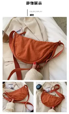 Bolsa Crossbody de Nylon Hobos para Mulheres, Bolsas de Ombro Casual Designer, Bolsa de Grande Capacidade Lady Travel Shopper, Bolsas Femininas, 2024 na internet