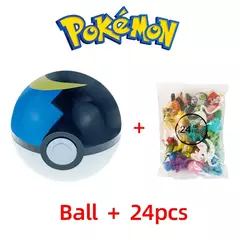 Tomy-Coleção Pokémon Figure Model, Pikachu, Pokeball, Poke Ball, Go, Brinquedos Elfos, Bonecas, Presente Infantil, Estilos Diferentes, 2-3cm, 24 Unidades - loja online