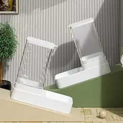 Hoopet alimentador de cachorro gato tigela de água de alimentação automática transparente dispensador de armazenamento de alimentos para animais de estimação recipiente filhote de cachorro gatinho acessórios - loja online