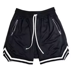 Calções de basquete de malha respirável masculino, corredores de ginástica, calças curtas esportivas masculinas, scanties casuais, verão - loja online