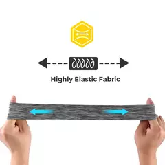Elastic Absorbent Sports Headband para homens e mulheres, bandagem de cabelo, suor, corrida, fitness, ciclismo, corrida, tênis, ioga, academia