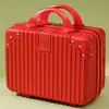 Mini Saco De Maquiagem Vintage, Caso De Viagem Portátil, Pequena Caixa De Bagagem, Handy Caixa De Presente, Senha De Rolamento De Bagagem, 14 ", 16";;VERDADEIRO;;"16 polegadas [com bloqueio de senha 35*27*16]],Ouro rosê