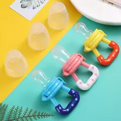 Chupeta alimentador de frutas infantis Brinquedos de dentição Alimentador de alimentos frescos Mamilo de frutas Bolsas de silicone para crianças pequenas, crianças, menino, menina - comprar online