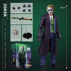 Fondjoy dc mulher maravilha harley quinn coringa superman 1/9 escala figura de ação personagens anime modelo genuíno colecionável meninos presente