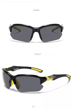 Óculos de sol polarizados para homens e mulheres, moda, ciclismo, corrida, pesca, leve, óculos ao ar livre - comprar online