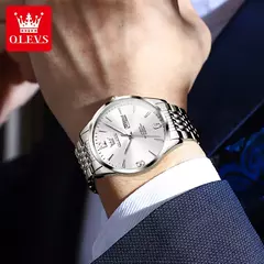 OLEVS-Relógio Mecânico Automático Masculino, Aço inoxidável, Impermeável, Luminoso, Data, Luxo, Original, 9928 na internet
