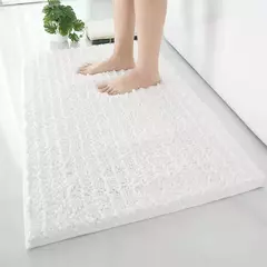 Tapetes De Banheiro Olanly Chenille, Tapete de Banho Antiderrapante, Shaggy Macio, Super Absorvente, Grosso, Lavável à Máquina na internet