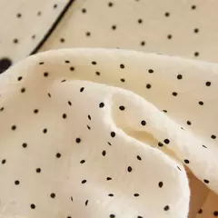 Conjunto de pijamas estampados em bolinhas, loungewear, pijama de gaze 100% algodão, loungewear, primavera, verão, feminino, pijamas, 2 peças, 2022 - loja online