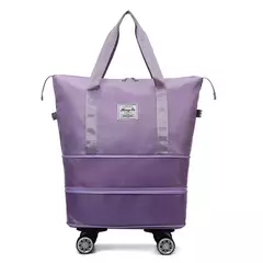 Multi-Function Wheel Travel Bag, Ultra-Light, separação portátil, seco e úmido, armazenamento de bagagem, grande capacidade, Fitness Bag na internet