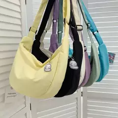 Harajuku – sacs à bandoulière solides pour femmes, sacs à main multifonctions simples assortis avec tout, sacs à bandoulière de grande capacité pour adolescentes