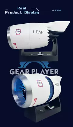 Boeing 747 modelo de motor de aeronave civil modelo de lutador turbojet motor presente de feriado - comprar online