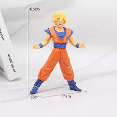 18 cm son goku super saiyan figura anime dragon ball goku dbz figura de ação brinquedos modelo presentes estatuetas colecionáveis para crianças - loja online
