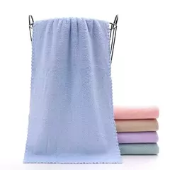 Toalha de rosto absorvente de microfibra grossa, alta densidade, velo coral, secagem rápida, macio, absorvente, limpo, rosto - Wolf Magazine