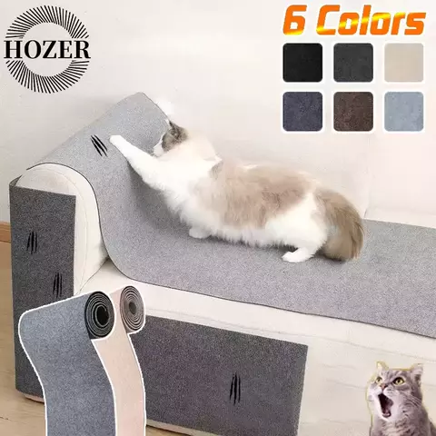Parede anti gato risco sofá diy gatos placa de risco sofá proteção patas afiar aparável auto-adesivo tapete gatos placa de risco