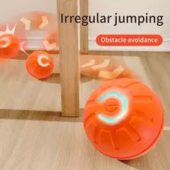 Bola de brinquedo inteligente para cachorro, brinquedo interativo eletrônico para animais de estimação, bola móvel, usb, movimento automático, saltando, bola de brinquedo, filhote de cachorro, produto para gato - Wolf Magazine