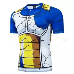 Imagem do Camisas de Compressão de Secagem Rápida para Homens, Anime Goku Camisetas, Manga Curta, Vegeta Cosplay Costume Tops, Dragon Ball Z