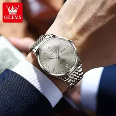 OLEVS-Relógio Mecânico Automático Masculino, Aço inoxidável, Impermeável, Luminoso, Data, Luxo, Original, 9928 - comprar online