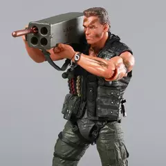 NECA Commando 30o Aniversário John Matrix Action Figure Modelo Colecionável Brinquedo Presente Boneca Estatueta