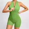 Macacão esportivo feminino com zíper, macacão fitness, roupas de treino, conjunto esportivo, roupas de ioga, azul, vermelho, rosa, curto, novo, 2022