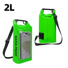Saco seco impermeável para trekking, deriva, rafting, surf, caiaque, sacos de esportes ao ar livre, equipamento de acampamento, tela sensível ao toque, XA394Q, 2L - comprar online